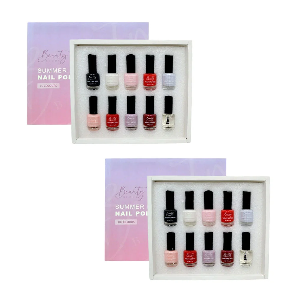 2xSummer Fun Nail Polish Gift Set 10pk