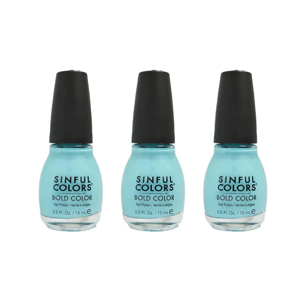 3xBold Color Nail Polish Wondermint 15ml