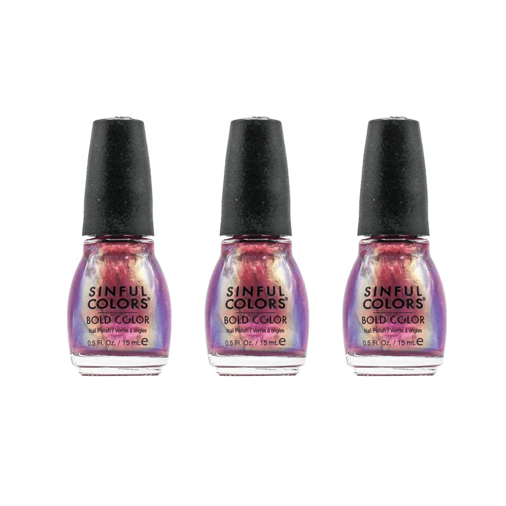 3xNail Polish Bold Color Bali Mist 15ml