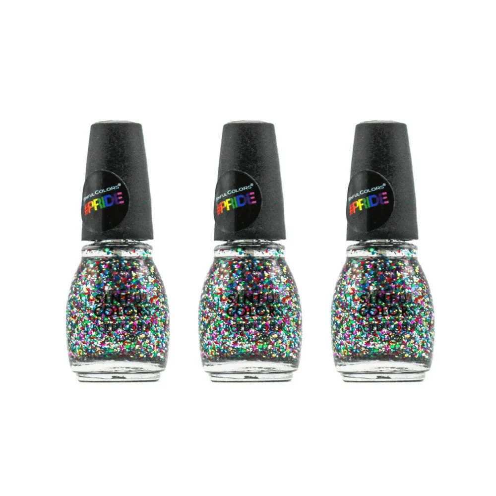 3xNail Polish Bold Color Pride 15ml
