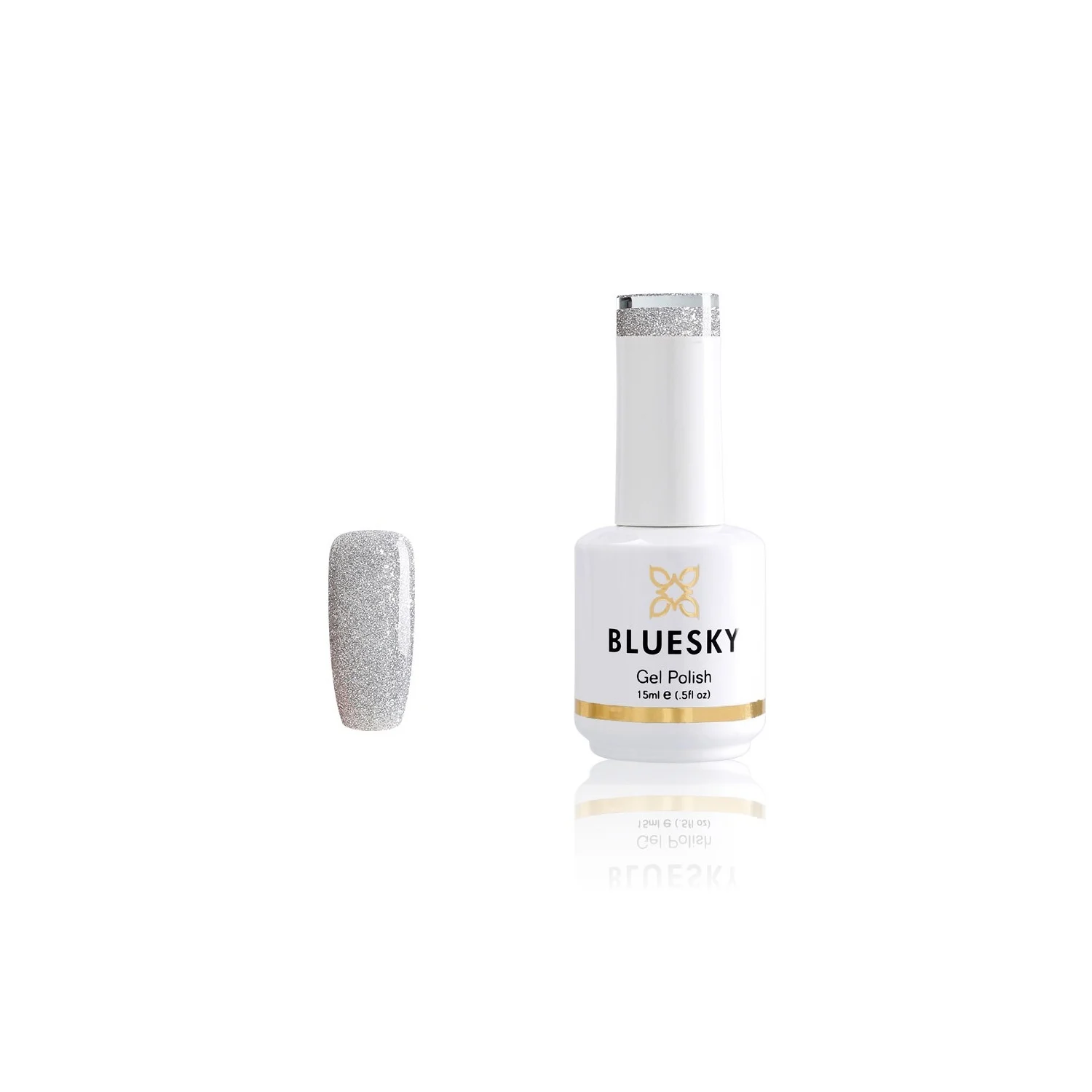 Bluesky80573 Silver Glitter Explosion Gel Nail Polish 15ml