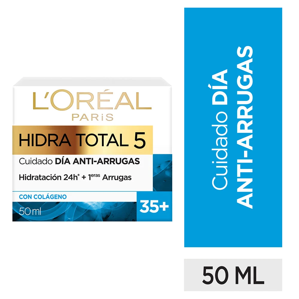 Crema De Día Anti-Arrugas + 35 Hidra-Total 5 50ml / Cosmetic