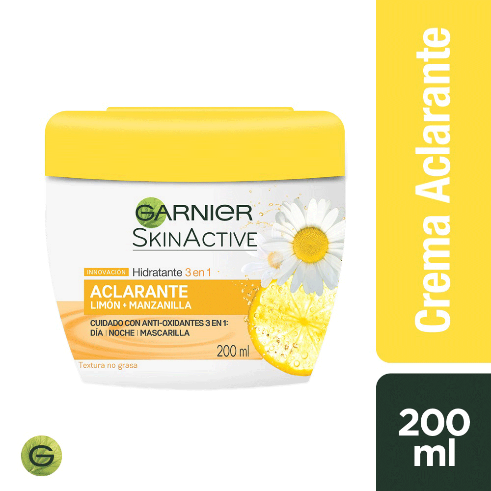 Crema Hidratante 3 En 1 Aclarante 200Ml / Cosmetic