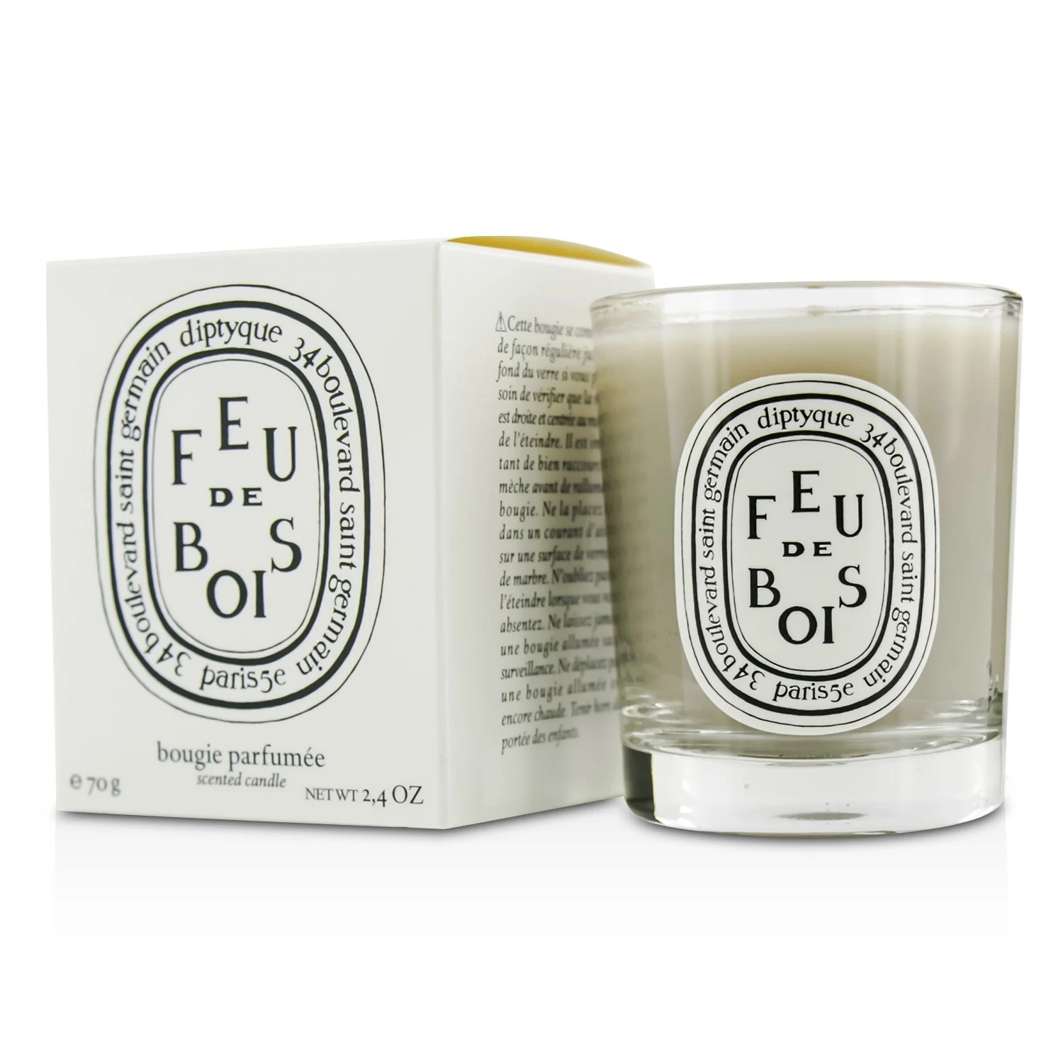 DiptyqueFeu De Bois 70g Scented Candle