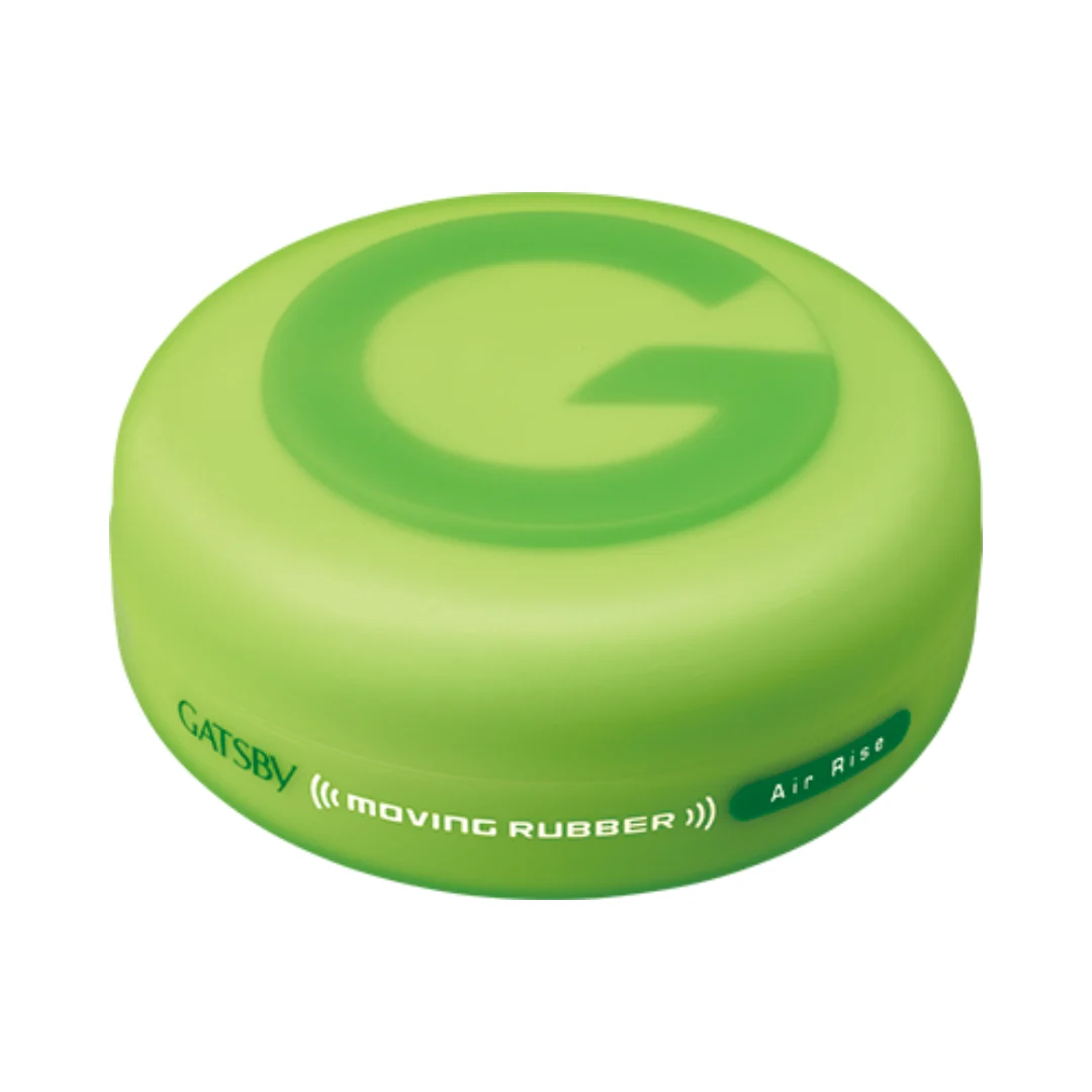 GATSBY Men's Hair Wax Moving Rubber Air Rise 80g
