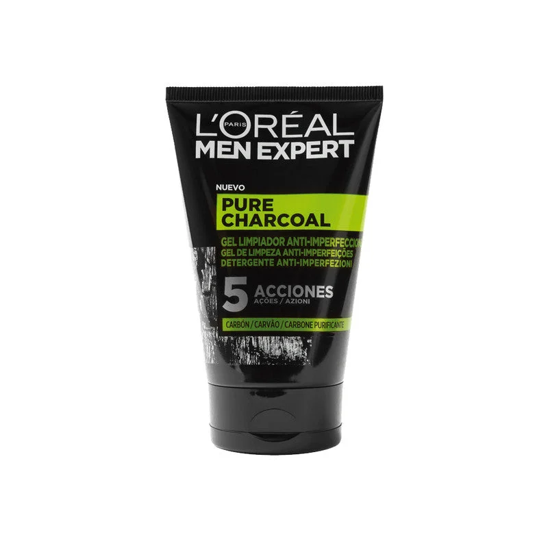 GEL LIMPIADOR PURE CHARCOAL 100 ML MEN EXPERT