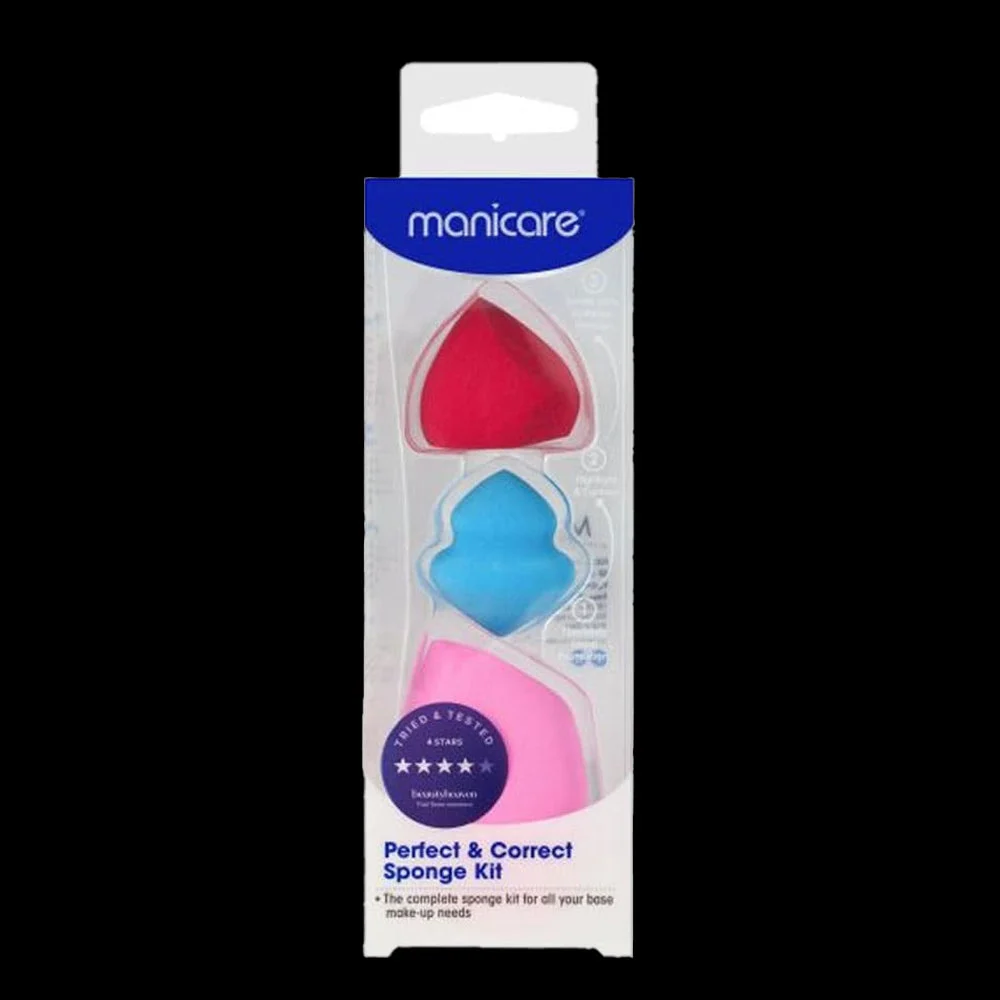 Manicare Perfect & Correct 3pc Sponge Kit
