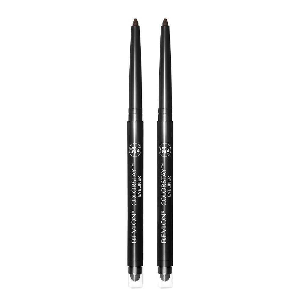 Revlon ColorStay Eyeliner Crayon 0.28g 202 BLACK BROWN - 2 pack