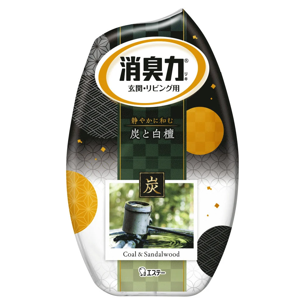 Shoshuriki Scented Room Deodorizer Charcoal and Sandalwood 400ml