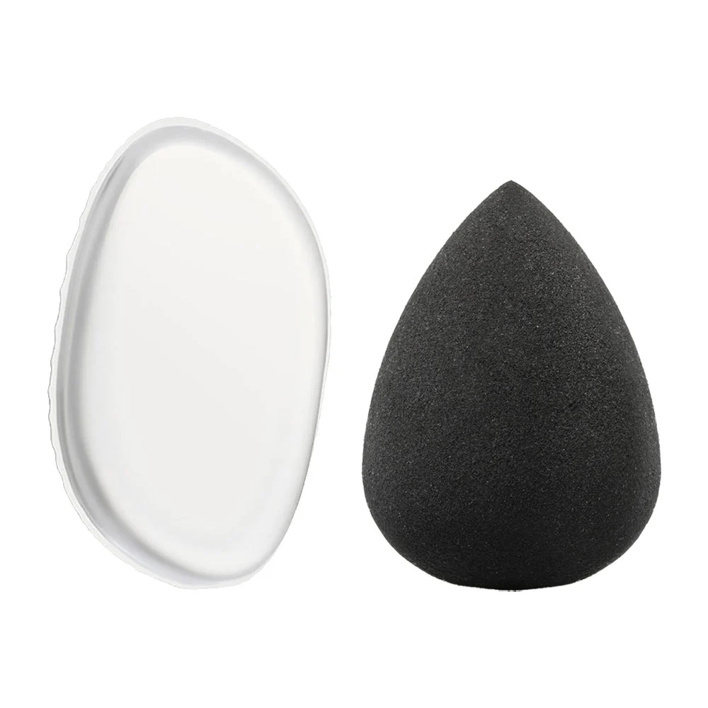 Teardrop beauty sponge set BLACK